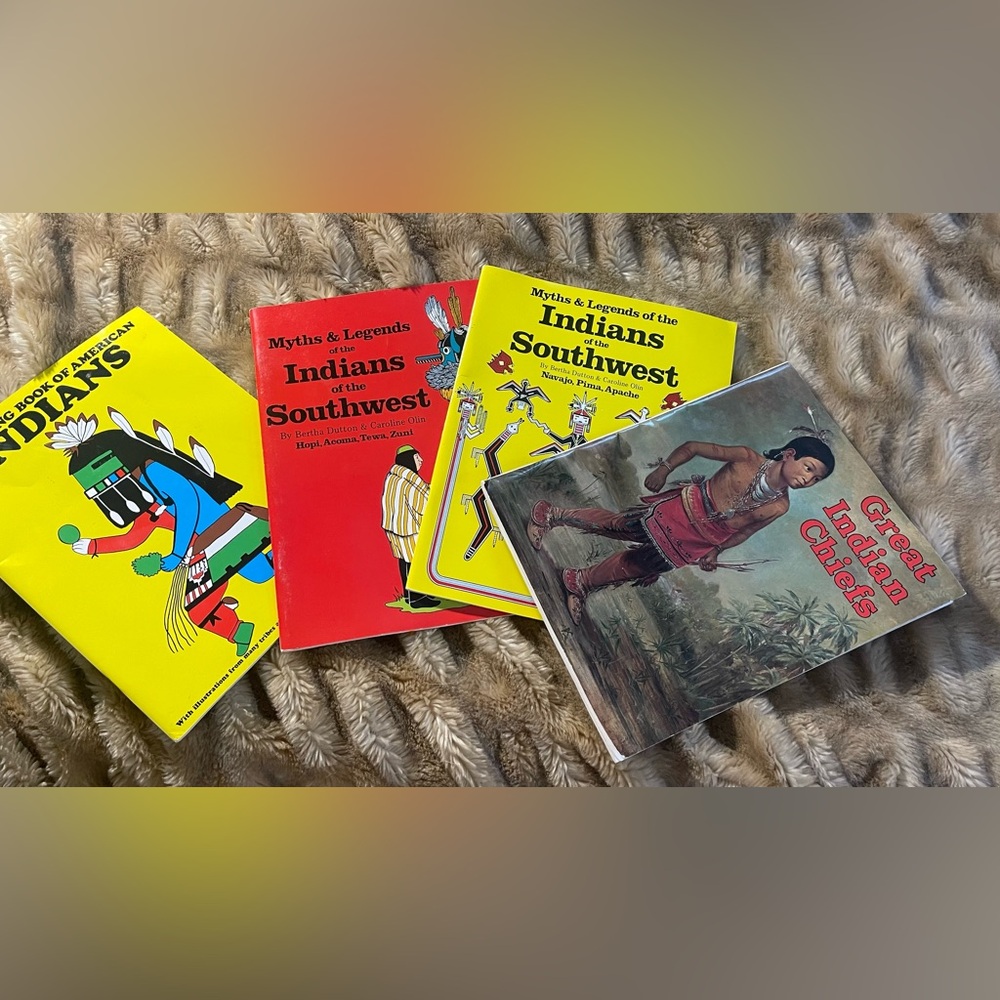 Native American books. 4 in total